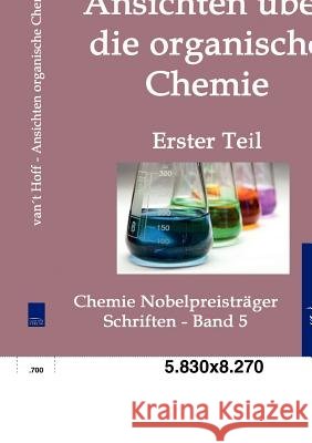Ansichten über die organische Chemie Van't Hoff, J. H. 9783861956716 Salzwasser-Verlag - książka