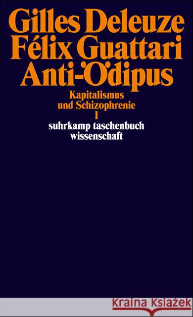 Anti-Ödipus : Kapitalismus und Schizophrenie I Deleuze, Gilles Guattari, Felix  9783518278246 Suhrkamp - książka