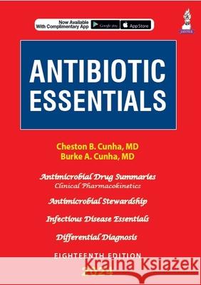 Antibiotic Essentials 2024 Burke A Cunha 9789356962880 Jaypee Brothers Medical Publishers - książka