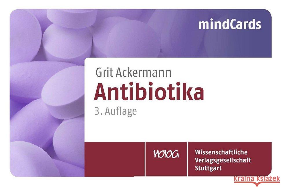 Antibiotika, Kartenfächer  9783804731936 Wissenschaftliche Verlagsgesellschaft - książka