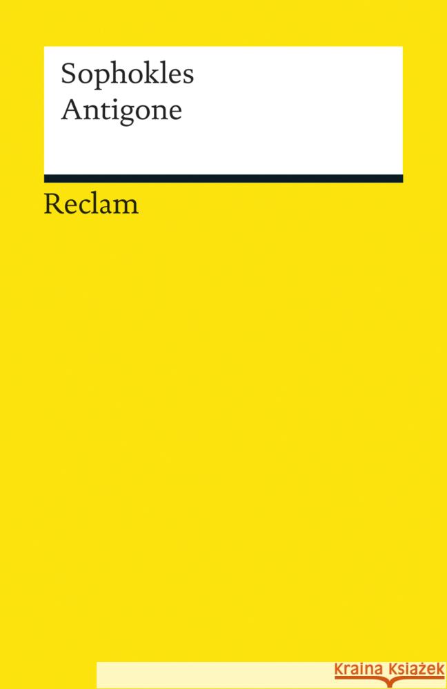 Antigone : Tragödie Sophokles 9783150190753 Reclam, Ditzingen - książka