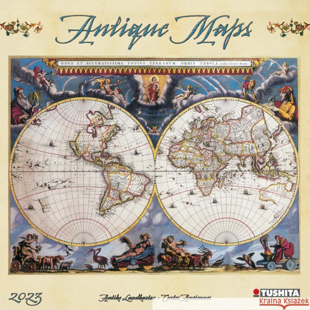 Antique Maps 2023  9783959290333 Tushita - książka
