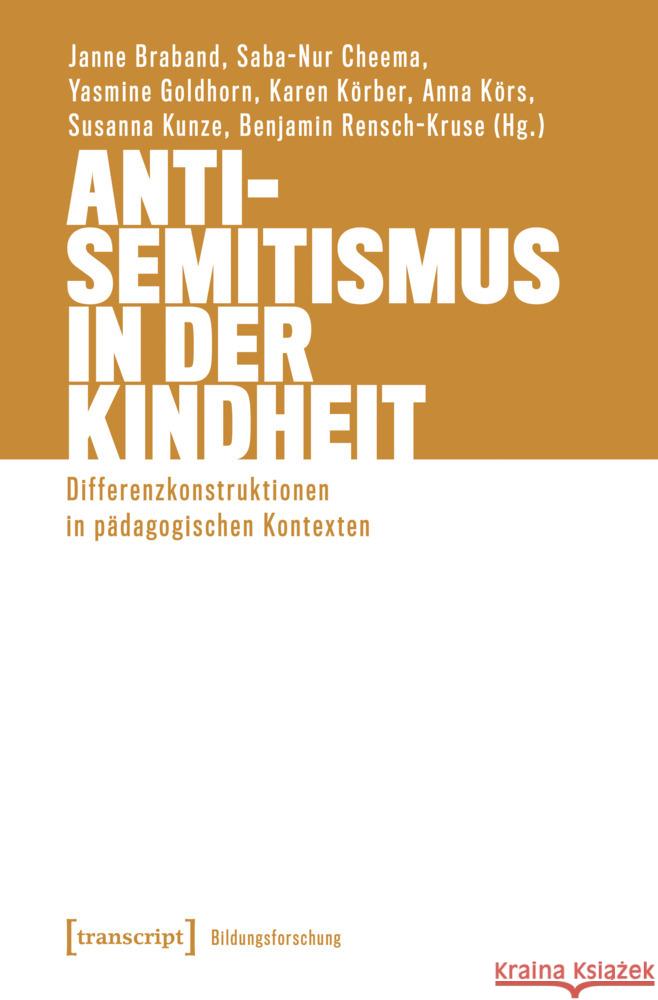 Antisemitismus in der Kindheit  9783837672718 transcript - książka