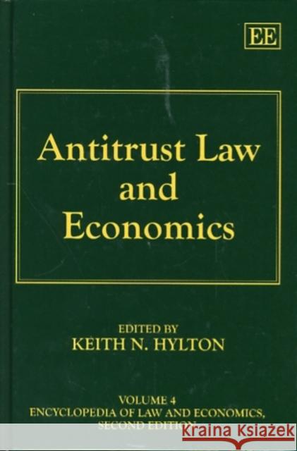 ANTITRUST LAW AND ECONOMICS  9781847207319 EDWARD ELGAR PUBLISHING LTD - książka
