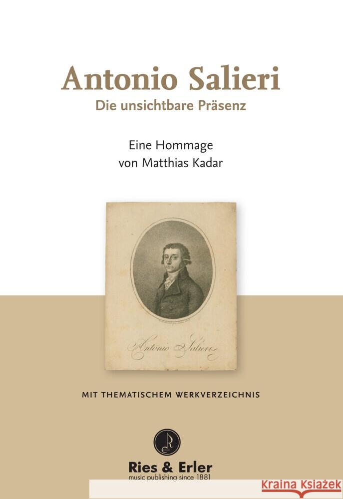 Antonio Salieri Kadar, Matthias 9783876760469 Ries & Erler - książka