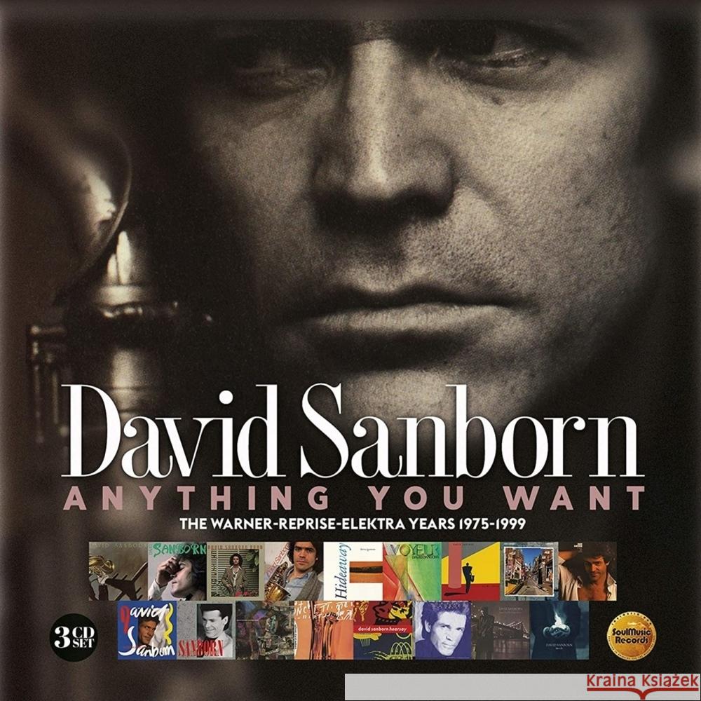 Anything You Want-Warner / Reprise / Elektra Years, 3 Audio-CDs Sanborn, David 5013929089235 Cherry Red - książka
