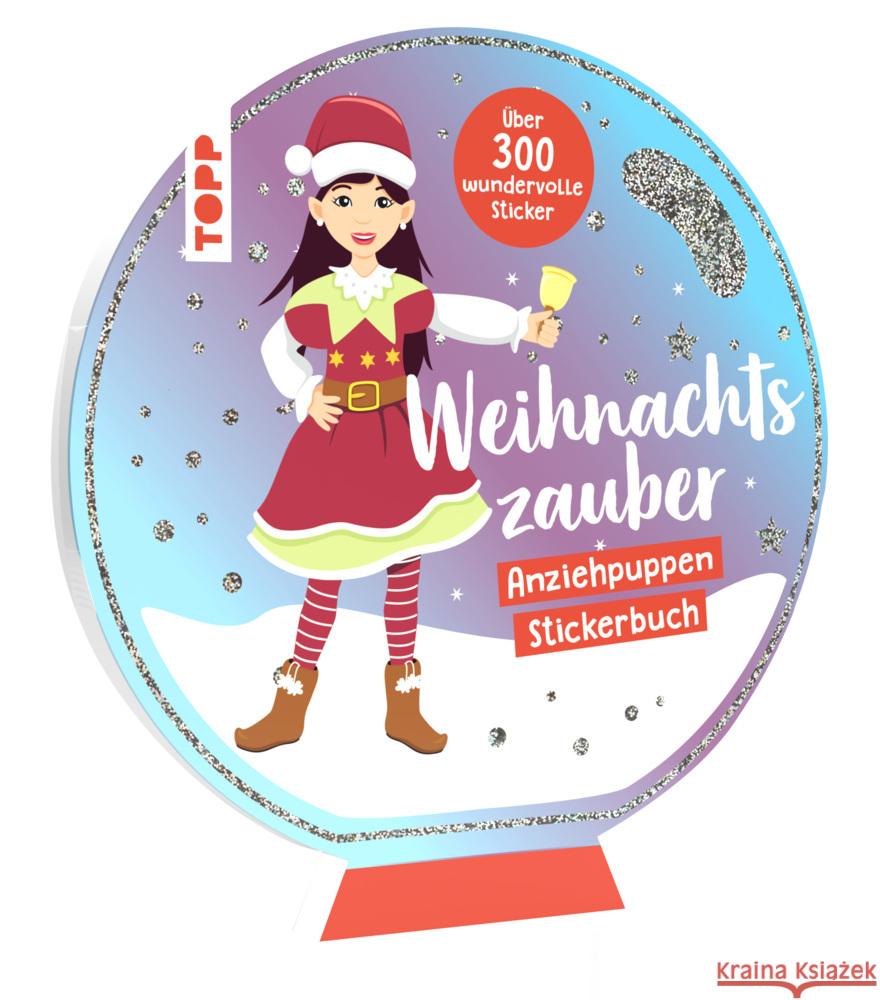 Anziehpuppen-Stickerbuch: Weihnachten Arauner, Corinna 9783735891877 Frech - książka