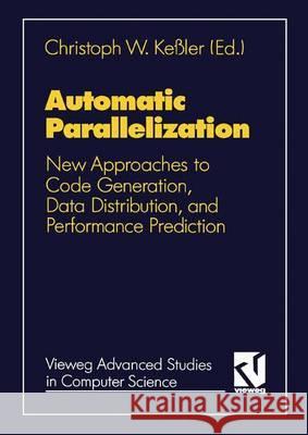 Aomatic Parallelization Kessler, Christoph W. 9783528054014 Friedrich Vieweg & Sohn Verlagsgesellschaft m - książka
