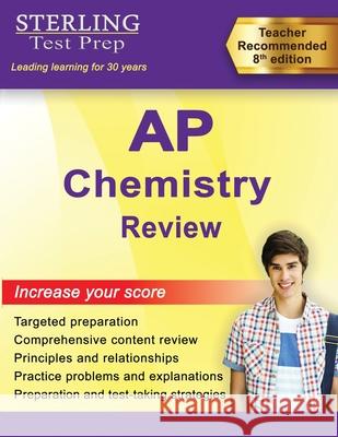 AP Chemistry Review: Complete Content Review Sterling Tes 9781954725911 Sterling Education - książka