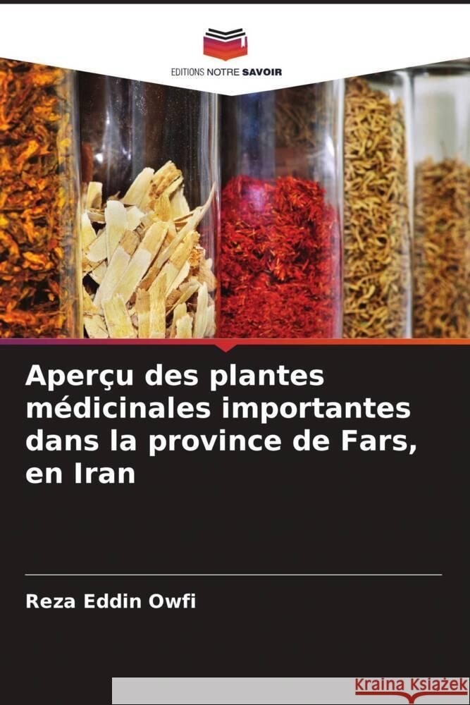 Aperçu des plantes médicinales importantes dans la province de Fars, en Iran Owfi, Reza Eddin 9786208234317 Editions Notre Savoir - książka