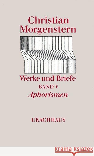 Aphorismen Morgenstern, Christian 9783878385059 Urachhaus - książka