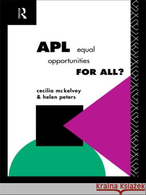 Apl: Equal Opportunities for All? McKelvey, Cecilia 9780415090162 Routledge - książka