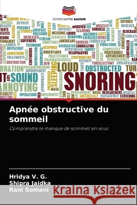 Apnée obstructive du sommeil V. G., Hridya 9786203775006 Editions Notre Savoir - książka