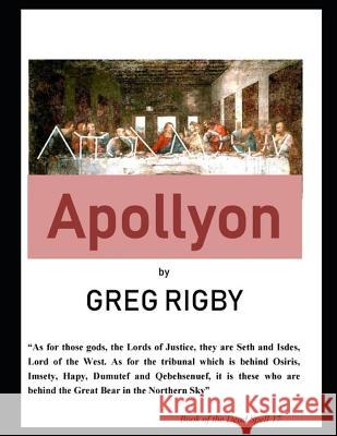 Apollyon Greg Rigby 9781790799060 Independently Published - książka
