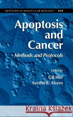 Apoptosis and Cancer: Methods and Protocols Mor, Gil 9781588294579 HUMANA PRESS INC.,U.S. - książka