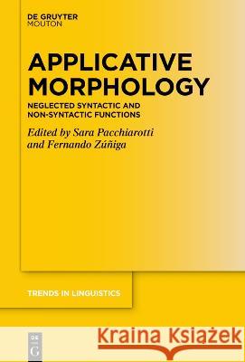 Applicative Morphology No Contributor 9783110777857 De Gruyter Mouton - książka