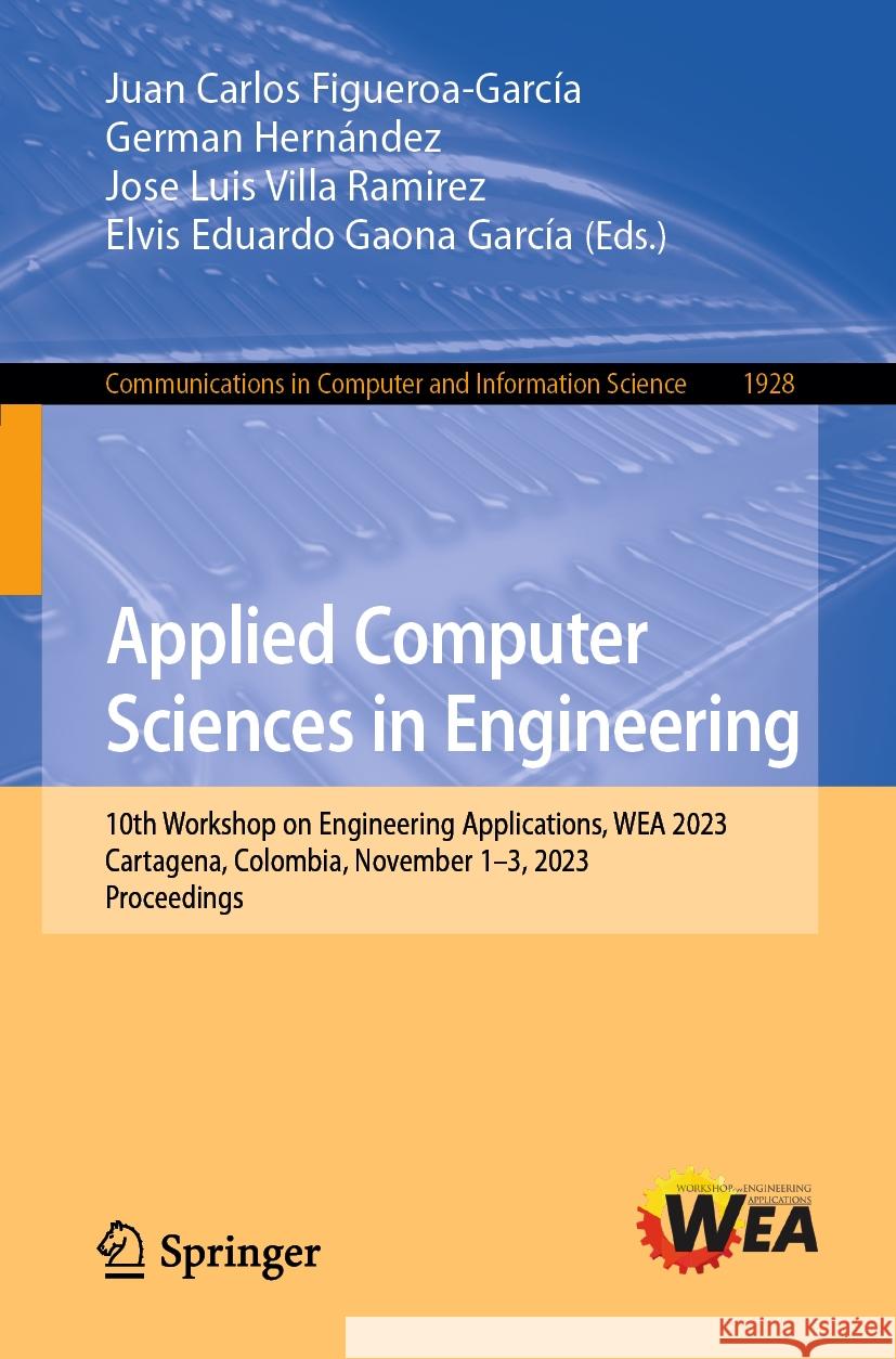 Applied Computer Sciences in Engineering  9783031467387 Springer Nature Switzerland - książka