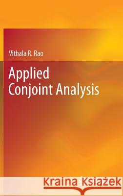 Applied Conjoint Analysis Vithala R Rao 9783540877523  - książka
