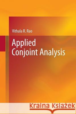 Applied Conjoint Analysis Vithala R. Rao 9783662502310 Springer - książka