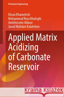 Applied Matrix Acidizing of Carbonate Reservoir Ehsan Khamehchi Mohammad Reza Khaleghi Amirhossein Abbasi 9783031582806 Springer - książka