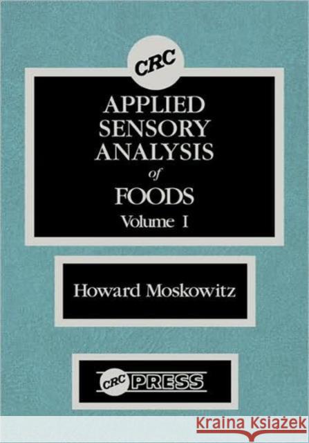 Applied Sensory Analy of Foods Howard R. Moskowitz Vladimir A. Zubkov Lin 9780849367052 CRC - książka