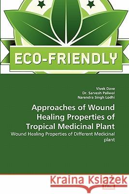 Approaches of Wound Healing Properties of Tropical Medicinal Plant Vivek Dave Dr Sarves Narendra Sing 9783639334579 VDM Verlag - książka
