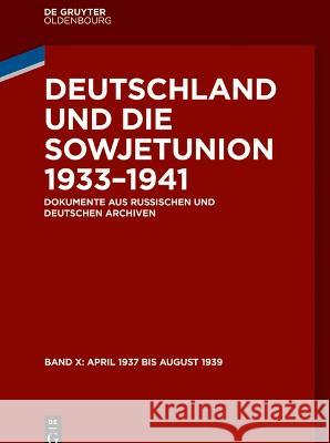 April 1937 Bis August 1939 Sergej Slutsch Carola Tischler 9783110997736 Walter de Gruyter - książka