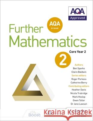 AQA A Level Further Mathematics Core Year 2 Claire Baldwin 9781471883323 Hodder Education - książka