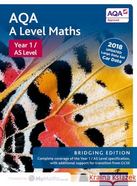 AQA A Level Maths: A Level: AQA A Level Maths Year 1 Student Book: Bridging Edition  Bowles, David|||Jefferson, Brian|||Mullan, Eddie 9780198436423 Oxford University Press - książka