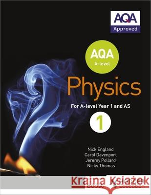 AQA A Level Physics Student Book 1 Carol Davenport 9781471807732 Hodder Education - książka