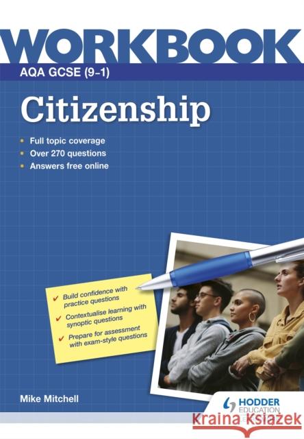 AQA GCSE (9–1) Citizenship Workbook Mike Mitchell 9781398317208 Hodder Education - książka