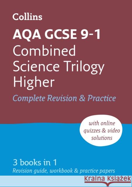 AQA GCSE 9-1 Combined Science Higher All-in-One Complete Revision and Practice: Ideal for the 2024 and 2025 Exams Collins GCSE 9780008160869 HarperCollins Publishers - książka
