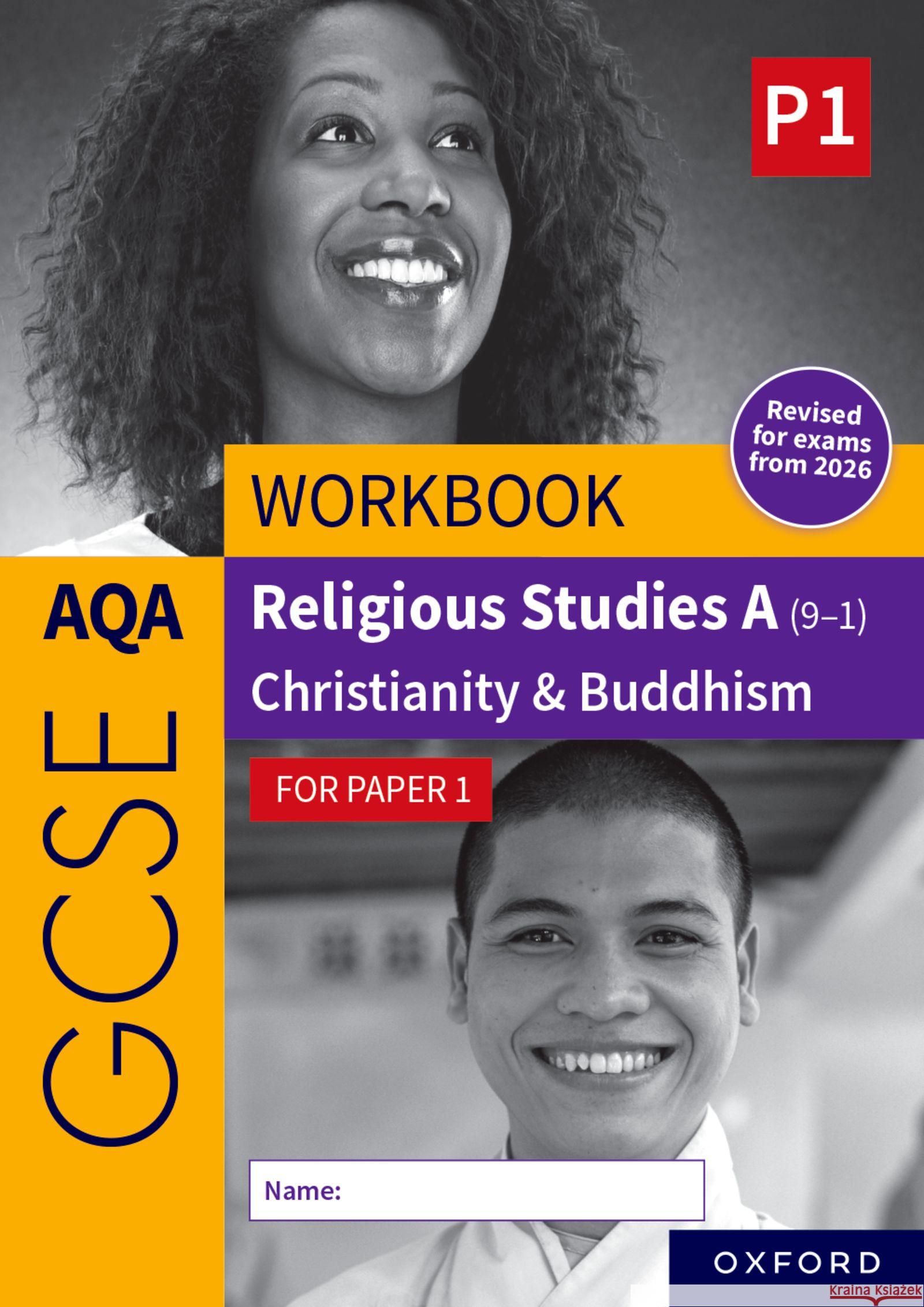 AQA GCSE Religious Studies A (9-1) Workbook: Christianity & Buddhism for Paper 1 Jackson-Royal, Rachael, Humphrys, Steven 9781382073585 OUP OXFORD - książka