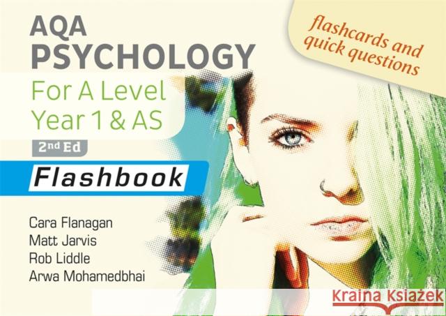 AQA Psychology for A Level Year 1 & AS Flashbook: 2nd Edition Arwa Mohamedbhai 9781912820443 Illuminate Publishing - książka