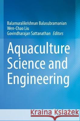 Aquaculture Science and Engineering  9789811908194 Springer Nature Singapore - książka