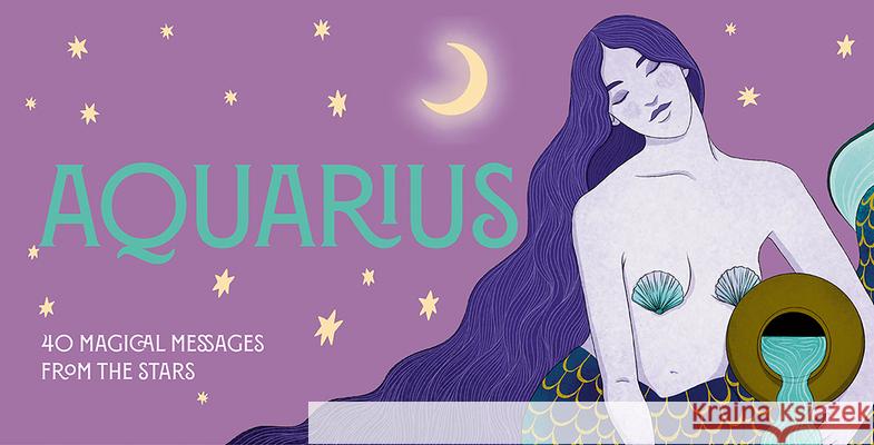 Aquarius Pocket Zodiac Cards: 40 Magical Messages from the Stars Ginny Chiara Viola 9781590035580 Red Wheel - książka