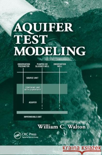 Aquifer Test Modeling William C. Walton 9780367389918 CRC Press - książka