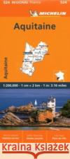 Aquitaine - Michelin Regional Map 524 Michelin 9782067258792 Michelin Editions des Voyages