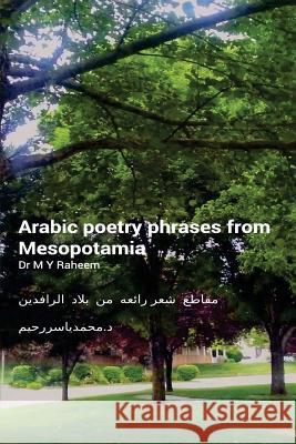 Arabic Poetry Phrases from Mesopotamia Dr M. y. Raheem 9781547225446 Createspace Independent Publishing Platform - książka
