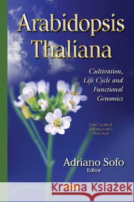 Arabidopsis Thaliana: Cultivation, Life Cycle & Functional Genomics Adriano Sofo 9781634821520 Nova Science Publishers Inc - książka