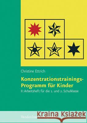 Arbeitsheft für die 1. und 2. Schulklasse Ettrich, Christine   9783525458105 Vandenhoeck & Ruprecht - książka