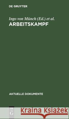 Arbeitskampf Karl Hernekamp 9783110057775 Walter de Gruyter - książka