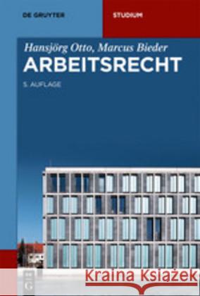 Arbeitsrecht Hansj Rg Otto Roland Schwarze 9783110285819 Walter de Gruyter - książka