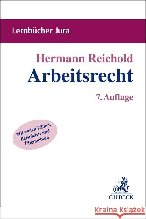 Arbeitsrecht Reichold, Hermann 9783406771620 Beck Juristischer Verlag - książka