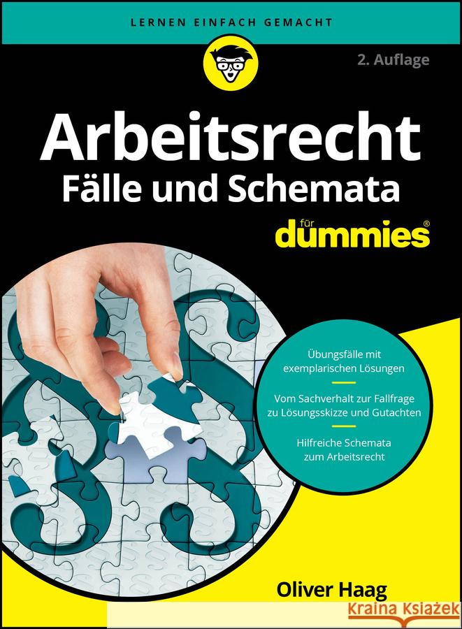 Arbeitsrecht Falle und Schemata fur Dummies Oliver Haag 9783527722730 Wiley-VCH Verlag GmbH - książka