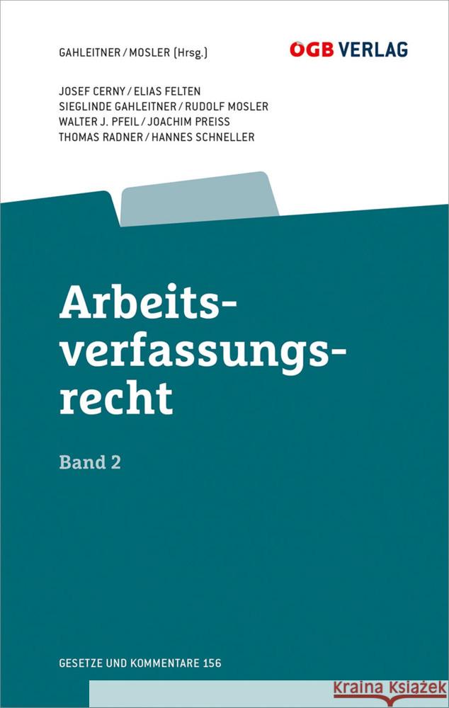 Arbeitsverfassungsrecht Bd 2 Feltenc/o Institut für Arbeits-und Sozialrecht, Elias, Mosler, Rudolf, Preiß, Joachim 9783990464762 ÖGB - książka