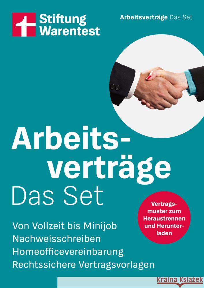 Arbeitsverträge: Das Set Bredereck, Alexander 9783747109113 Stiftung Warentest - książka