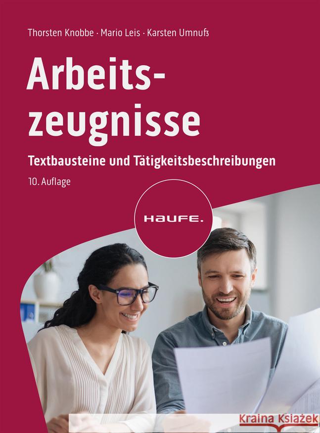 Arbeitszeugnisse Knobbe, Thorsten, Leis, Mario, Umnuß, Karsten 9783648164075 Haufe - książka