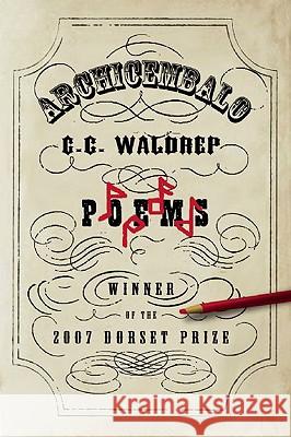 Archicembalo G. C. Waldrep 9781932195743 Tupelo Press - książka