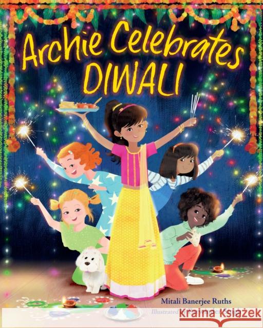 Archie Celebrates Diwali Mitali Banerjee Ruths Parwinder Singh 9781623541194 Charlesbridge Publishing - książka